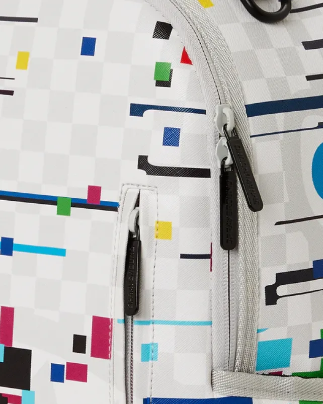 BACKPACKS>SPRAYGROUND SHARKS IN PARIS GLITCH RIDER BACKPACK (DLXV)