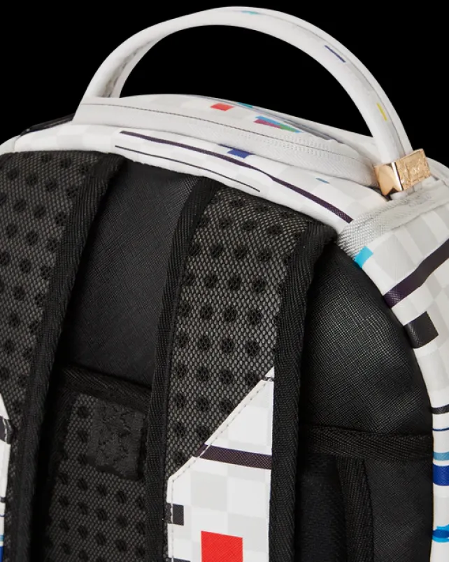BACKPACKS>SPRAYGROUND SHARKS IN PARIS GLITCH RIDER BACKPACK (DLXV)