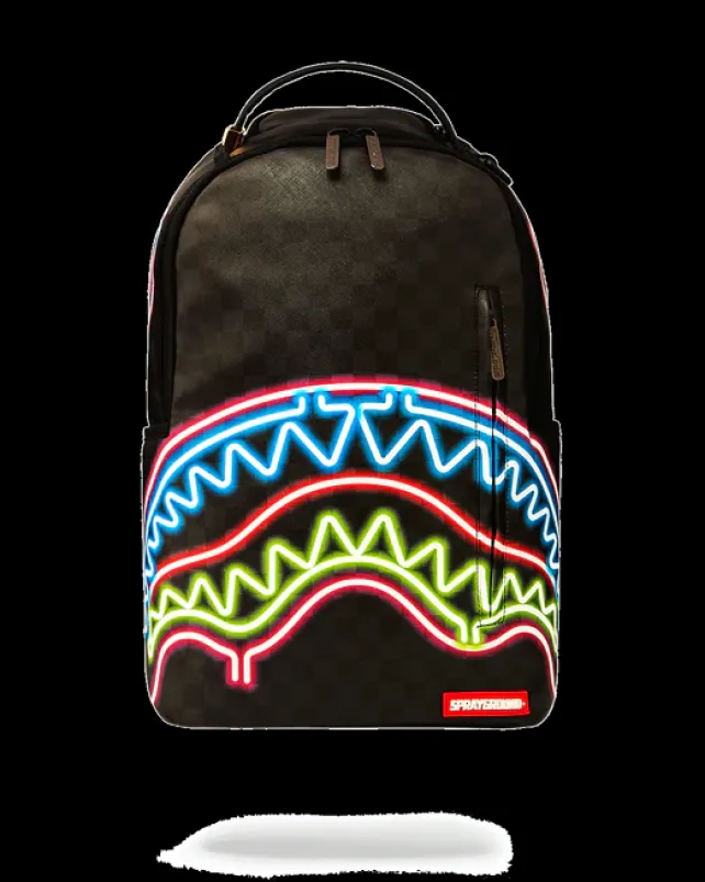 BACKPACKS>SPRAYGROUND SHARKS IN PARIS GLOW BACKPACK (DLXV)