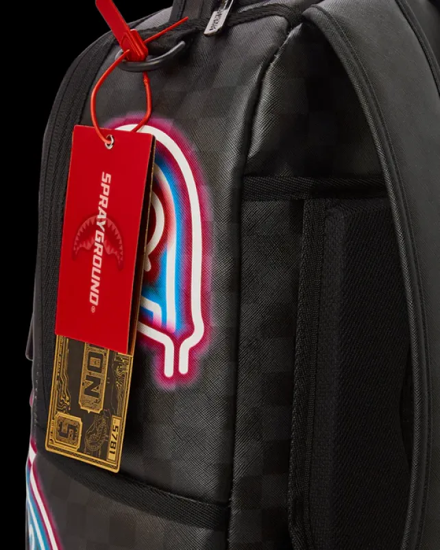 BACKPACKS>SPRAYGROUND SHARKS IN PARIS GLOW BACKPACK (DLXV)