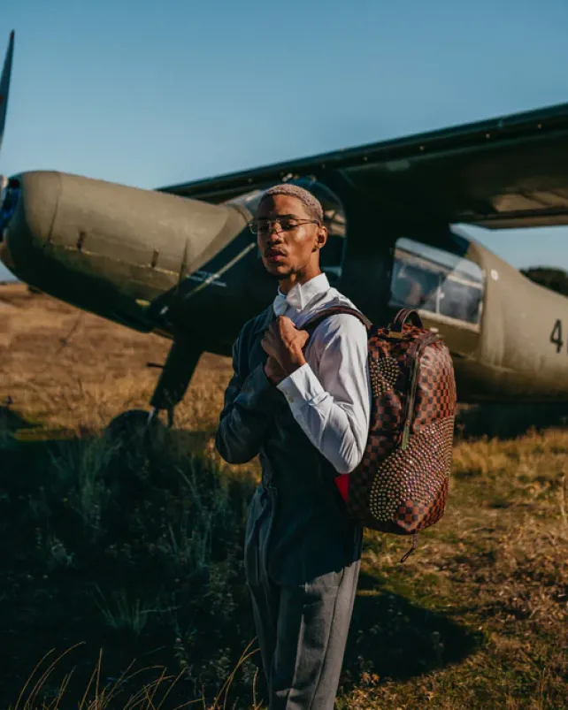 BACKPACKS>SPRAYGROUND SHARKS IN PARIS POLARIS BACKPACK (DLXV)
