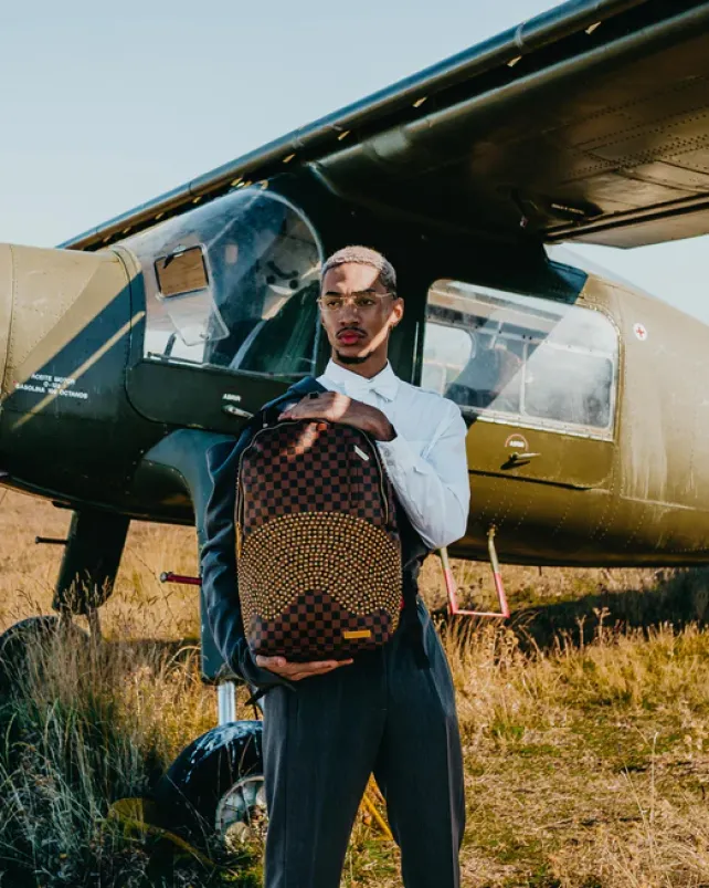 BACKPACKS>SPRAYGROUND SHARKS IN PARIS POLARIS BACKPACK (DLXV)