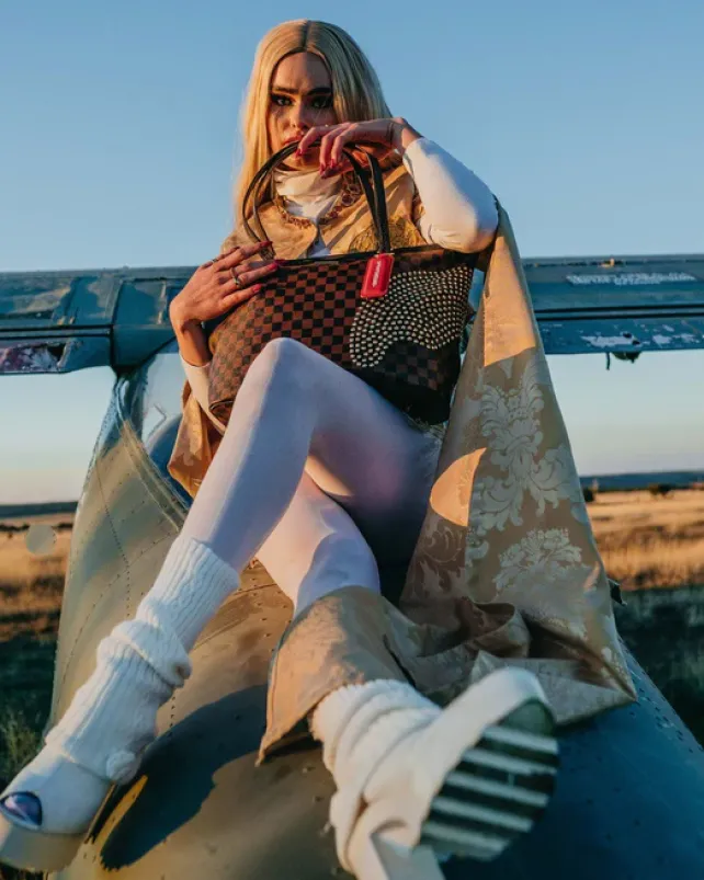 TOTES>SPRAYGROUND SHARKS IN PARIS POLARIS TOTE