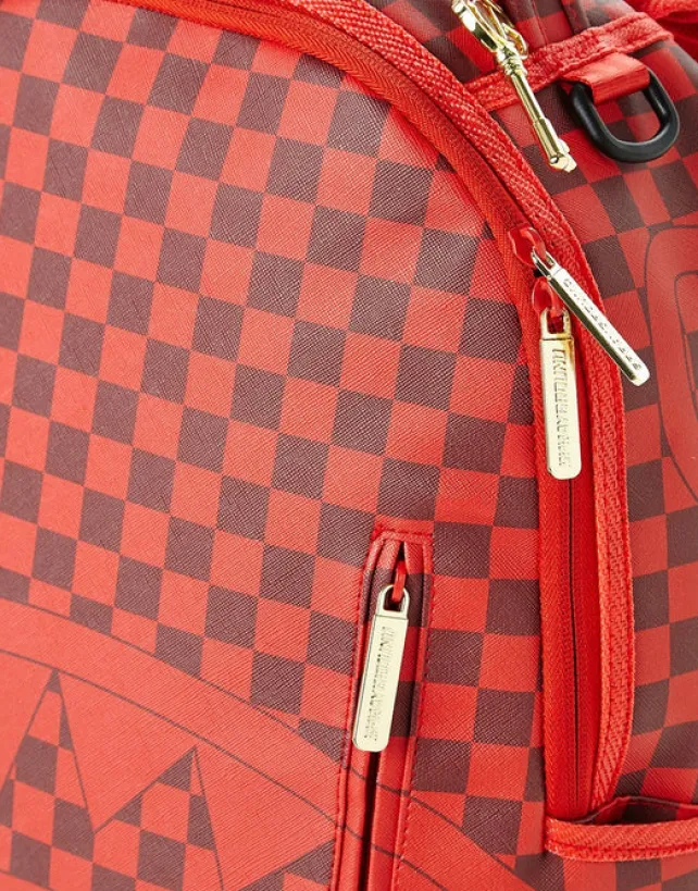 BACKPACKS>SPRAYGROUND SHARKS IN PARIS (RED CHECKERED EDITION)