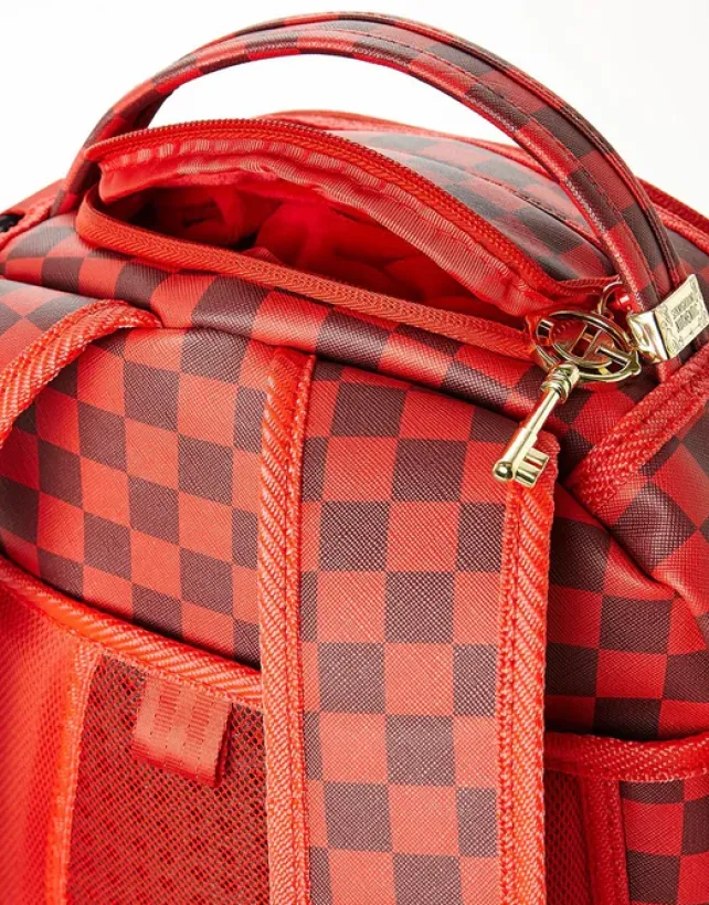 BACKPACKS>SPRAYGROUND SHARKS IN PARIS (RED CHECKERED EDITION)