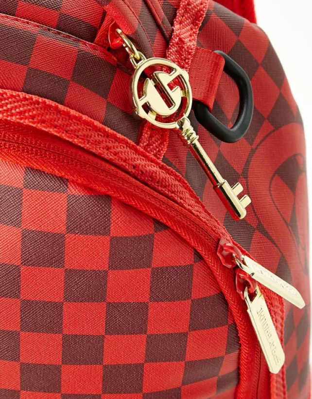 BACKPACKS>SPRAYGROUND SHARKS IN PARIS (RED CHECKERED EDITION)