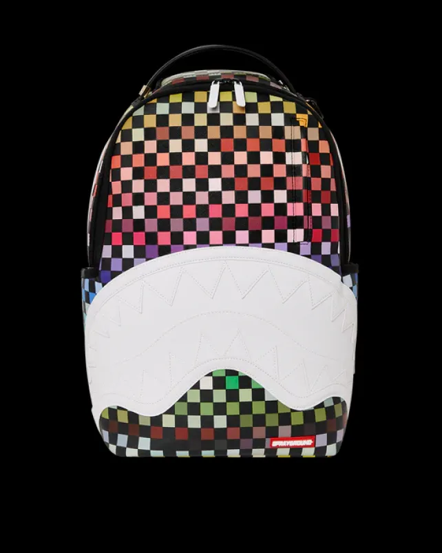 BACKPACKS>SPRAYGROUND SHARKS IN PARIS THE GRID BACKPACK (DLXV)