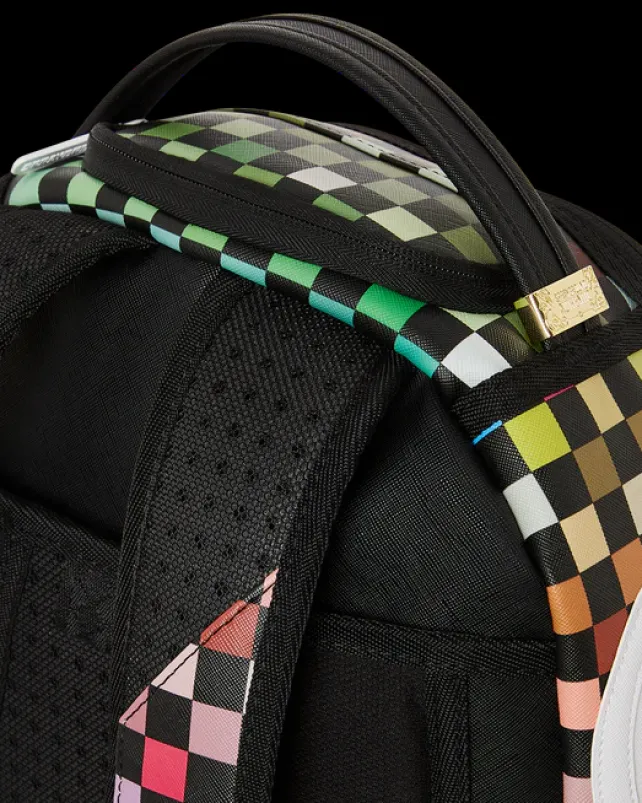 BACKPACKS>SPRAYGROUND SHARKS IN PARIS THE GRID BACKPACK (DLXV)