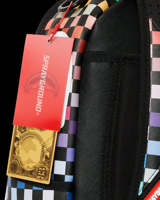 BACKPACKS>SPRAYGROUND SHARKS IN PARIS THE GRID BACKPACK (DLXV)