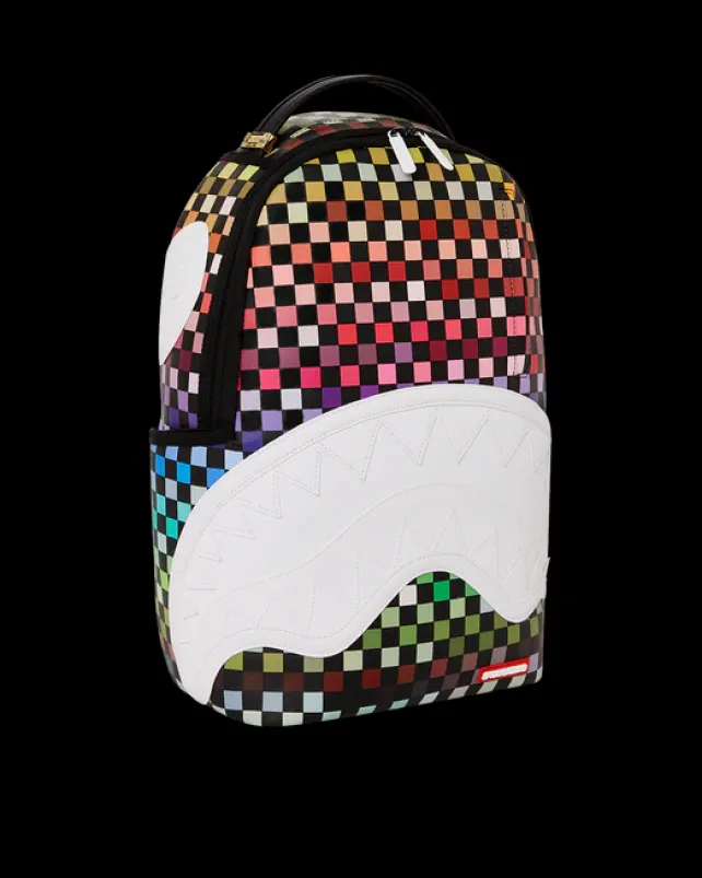 BACKPACKS>SPRAYGROUND SHARKS IN PARIS THE GRID BACKPACK (DLXV)