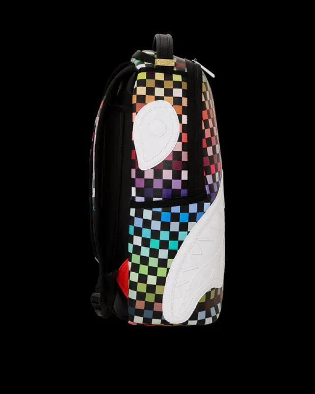 BACKPACKS>SPRAYGROUND SHARKS IN PARIS THE GRID BACKPACK (DLXV)