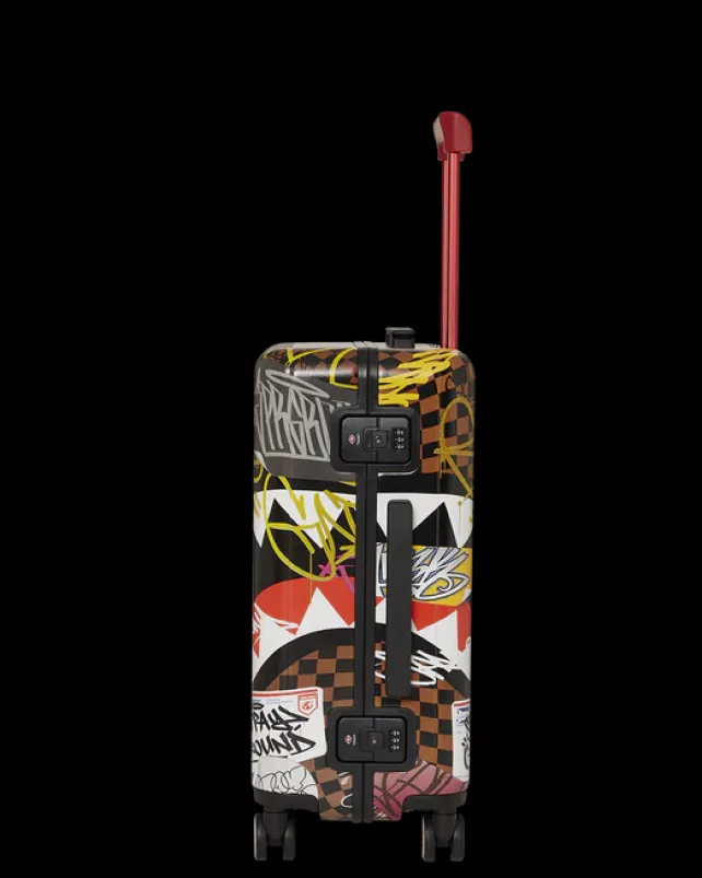 CARRY-ON LUGGAGE>SPRAYGROUND SHARKS IN PARIS THE RIZZ SHARKNAUTICS HARDSHELL CARRY-ON LUGGAGE