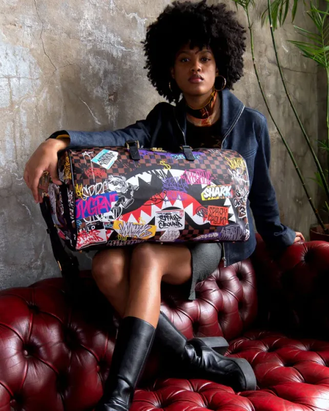 DUFFLES>SPRAYGROUND SHARKS IN PARIS THE RIZZ DUFFLE