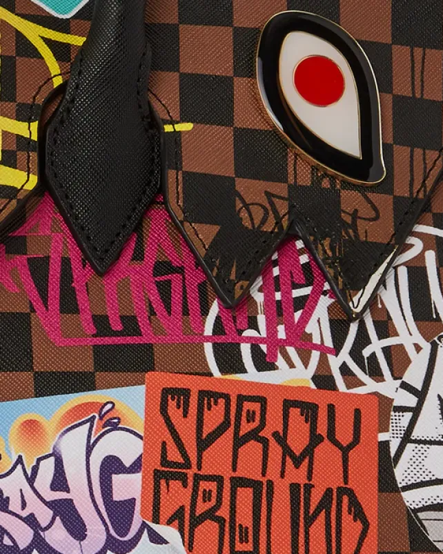 HANDBAGS>SPRAYGROUND SHARKS IN PARIS THE RIZZ SPURKIN HANDBAG