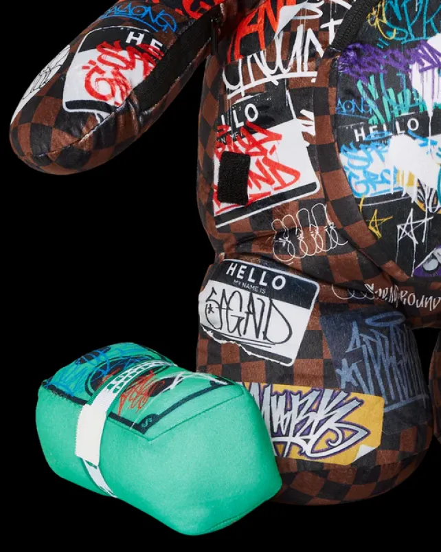 TEDDY BEAR BACKPACKS|BACKPACKS>SPRAYGROUND SHARKS IN PARIS THE RIZZ MONEYBEAR TEDDYBEAR BACKPACK