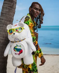 TEDDY BEAR BACKPACKS|BACKPACKS>SPRAYGROUND SHOW UP SHOW OUT MONEYBEAR TEDDYBEAR BACKPACK