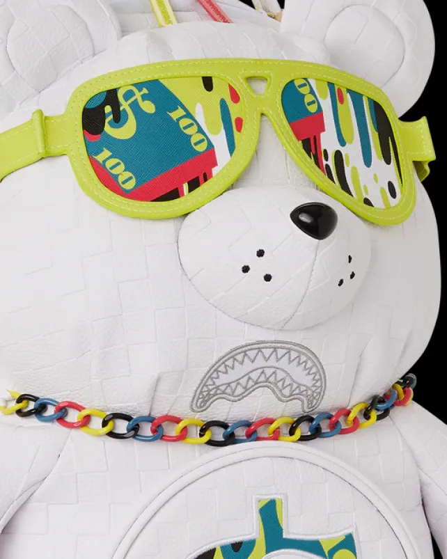 TEDDY BEAR BACKPACKS|BACKPACKS>SPRAYGROUND SHOW UP SHOW OUT MONEYBEAR TEDDYBEAR BACKPACK