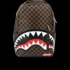 BACKPACKS>SPRAYGROUND SLEEK SHARKS IN PARIS (BROWN)