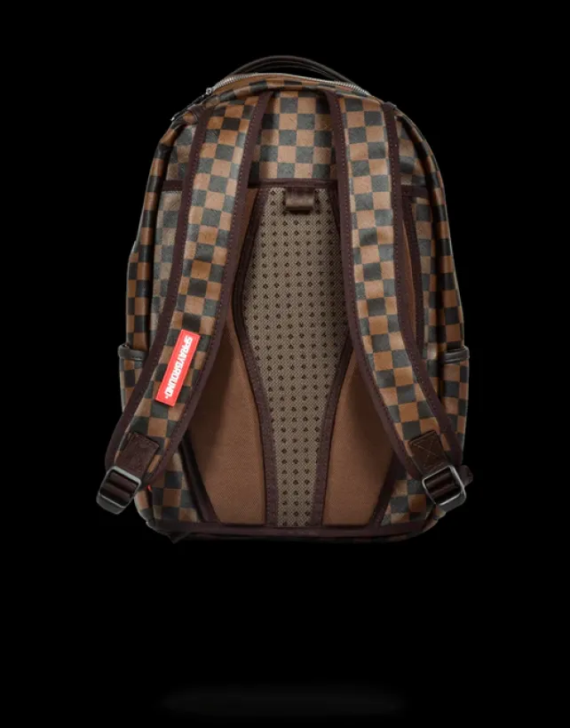 BACKPACKS>SPRAYGROUND SLEEK SHARKS IN PARIS (BROWN)