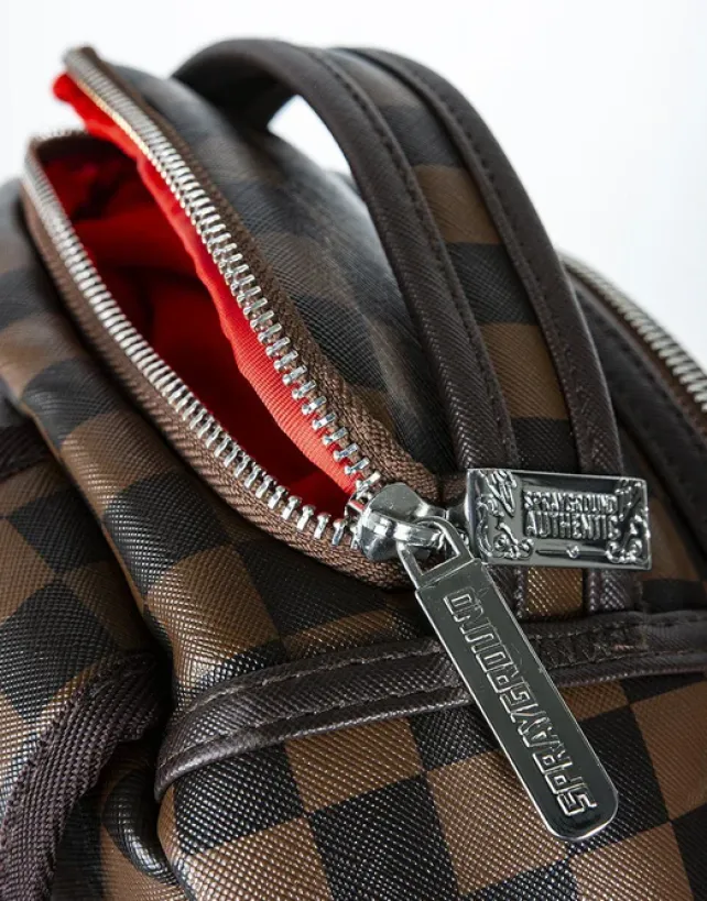 BACKPACKS>SPRAYGROUND SLEEK SHARKS IN PARIS (BROWN)