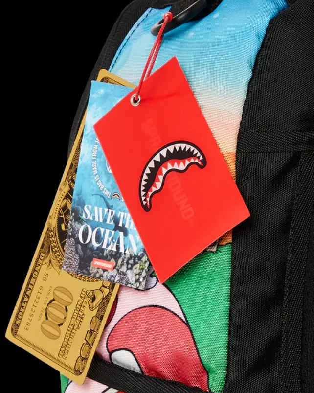 BACKPACKS>SPRAYGROUND SMURFS MUSHROOM CHILL BACKPACK
