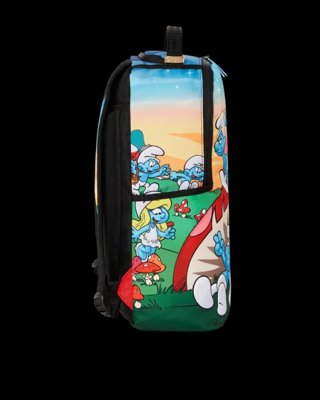 BACKPACKS>SPRAYGROUND SMURFS MUSHROOM CHILL BACKPACK