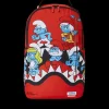 BACKPACKS>SPRAYGROUND SMURFS SHARK BOUNCE BACKPACK
