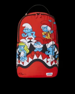 BACKPACKS>SPRAYGROUND SMURFS SHARK BOUNCE BACKPACK