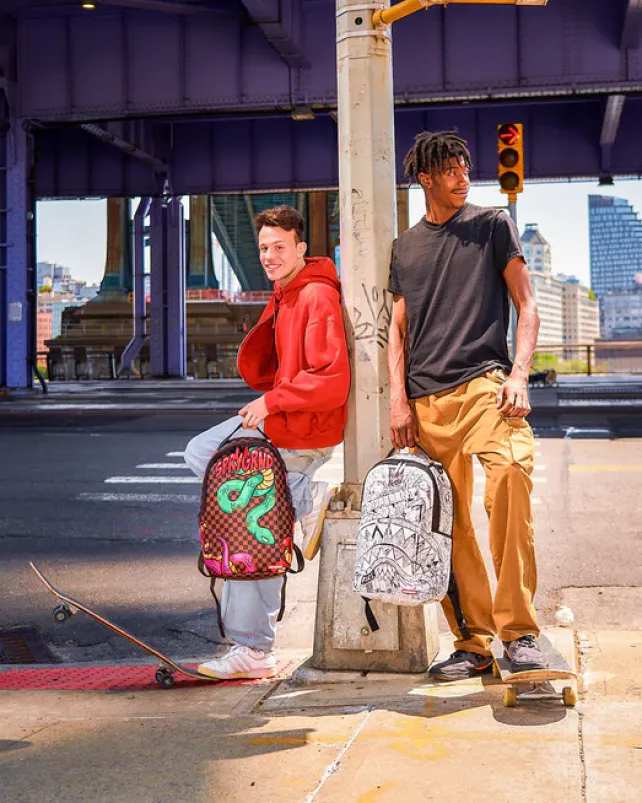 BACKPACKS>SPRAYGROUND SNAKES ON A BAG BACKPACK (DLXV)