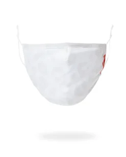FACE MASKS>SPRAYGROUND SNOW LEOPARD POLYESTER FACE MASK