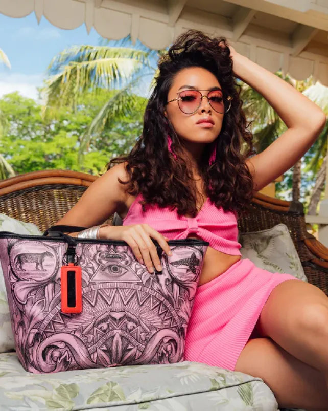 TOTES>SPRAYGROUND SOCIETY OF SHARKS TOTE