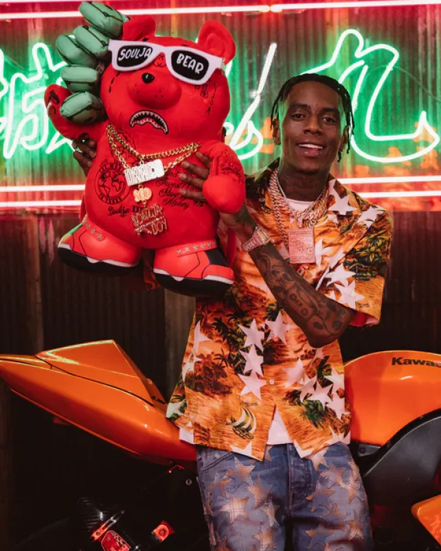 TEDDY BEAR BACKPACKS|BACKPACKS>SPRAYGROUND SOULJA BEAR