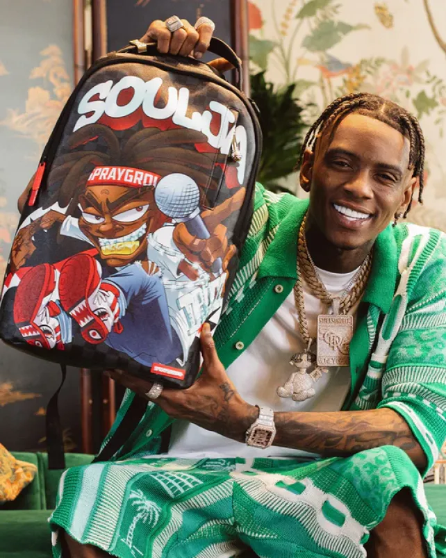BACKPACKS>SPRAYGROUND SOULJA BOY MAKE THE CROWD GO WILD DRACO