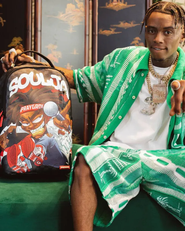 BACKPACKS>SPRAYGROUND SOULJA BOY MAKE THE CROWD GO WILD DRACO