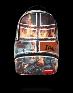 BACKPACKS>SPRAYGROUND SPALDING X FIRE MONEY BACKPACK