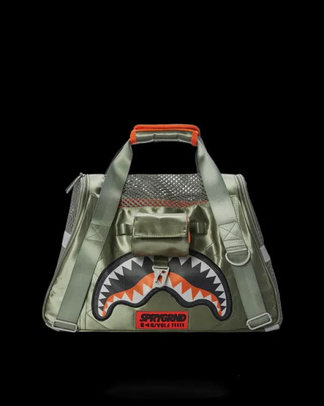 PET CARRIERS>SPRAYGROUND SPECIAL OPS ALPHA SHARK PET CARRIER