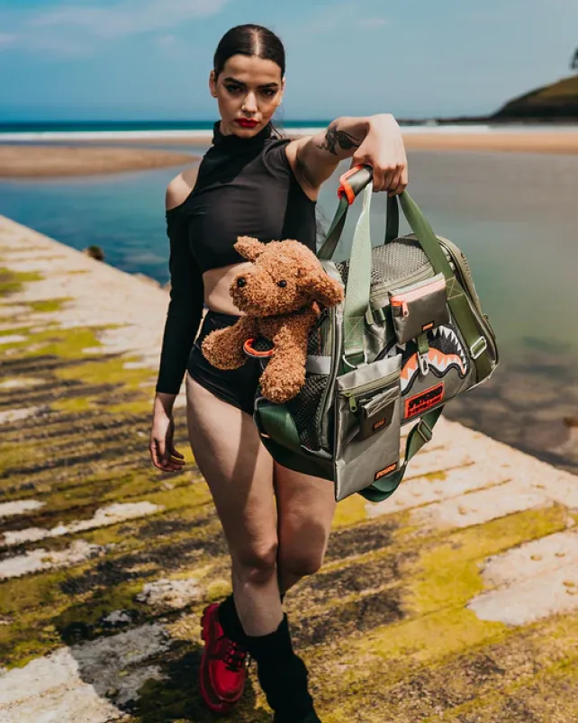 PET CARRIERS>SPRAYGROUND SPECIAL OPS ALPHA SHARK PET CARRIER