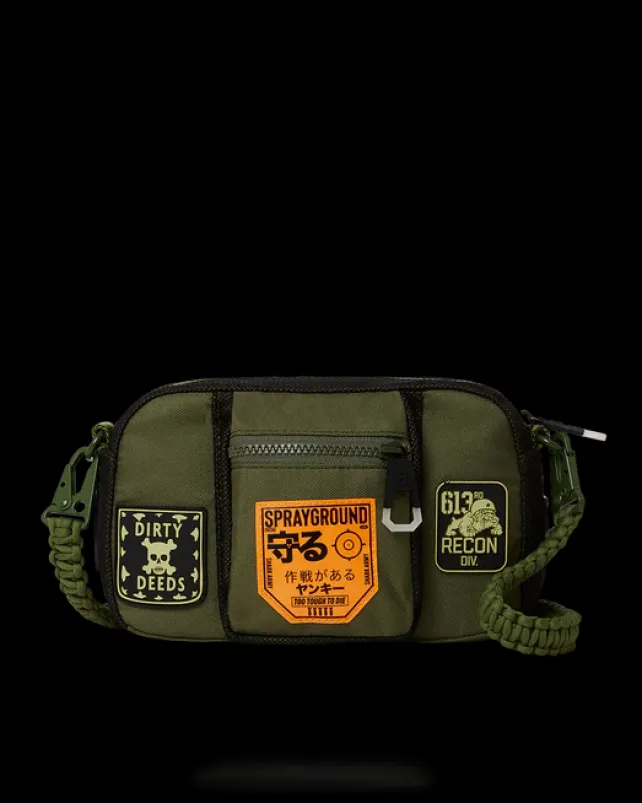 SLINGS|CROSSBODYS>SPRAYGROUND SPECIAL OPS FULL THROTTLE BRICKSIDE BAG