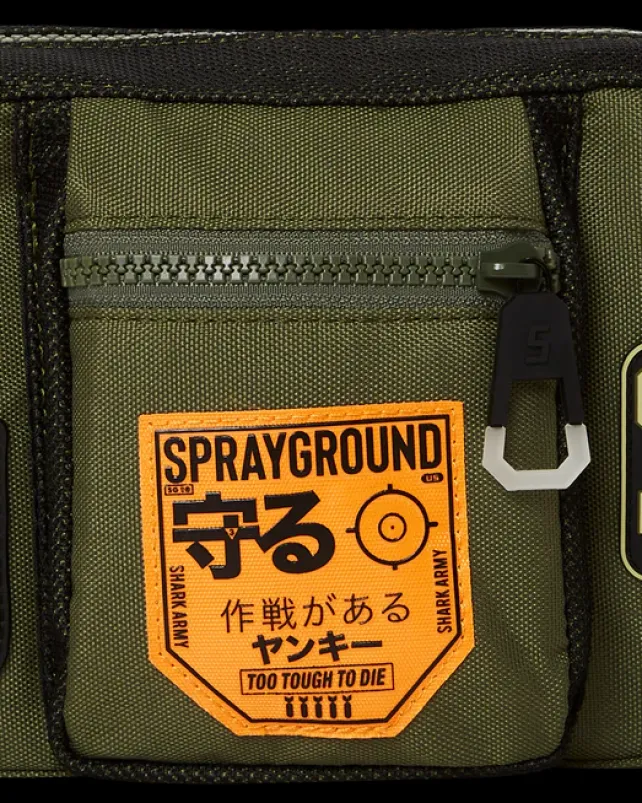 SLINGS|CROSSBODYS>SPRAYGROUND SPECIAL OPS FULL THROTTLE BRICKSIDE BAG