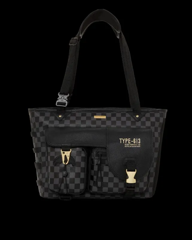 TOTES|HANDBAGS>SPRAYGROUND SPECIAL OPS NIGHT WATCH TOTE