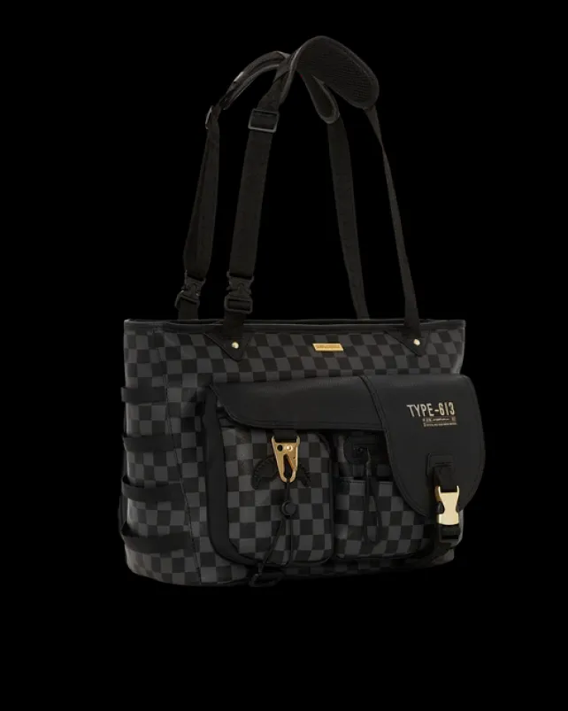TOTES|HANDBAGS>SPRAYGROUND SPECIAL OPS NIGHT WATCH TOTE