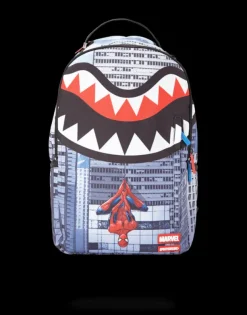 BACKPACKS>SPRAYGROUND SPIDERMAN UPSIDE DOWN SHARK