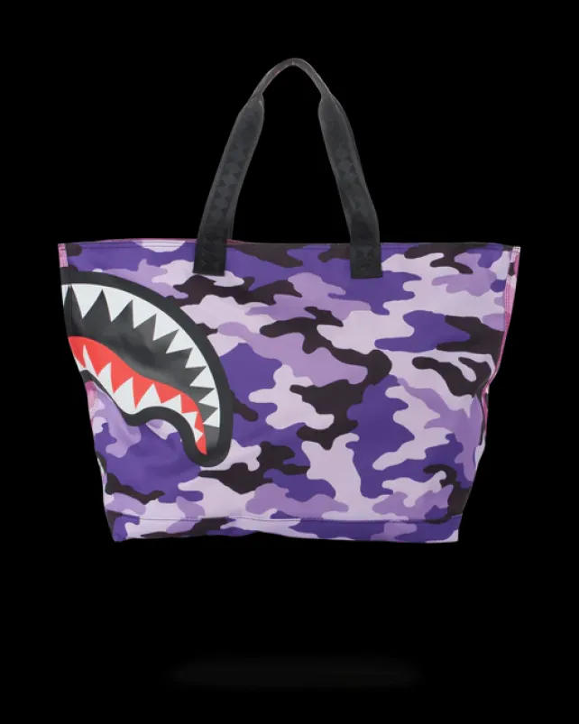 BEACH & GYM TOTES>SPRAYGROUND SPLIT CAMO BEACH TOTE