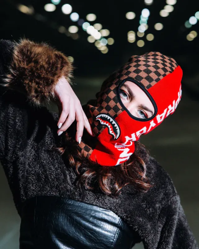 SKI MASKS|COLD WEATHER GEAR>SPRAYGROUND SPLIT CREATE SKI MASK