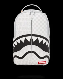 BACKPACKS>SPRAYGROUND SPLIT THE CHECK (PEARL) BACKPACK (DLXV)