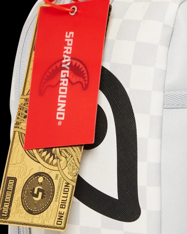 BACKPACKS>SPRAYGROUND SPLIT THE CHECK (PEARL) BACKPACK (DLXV)