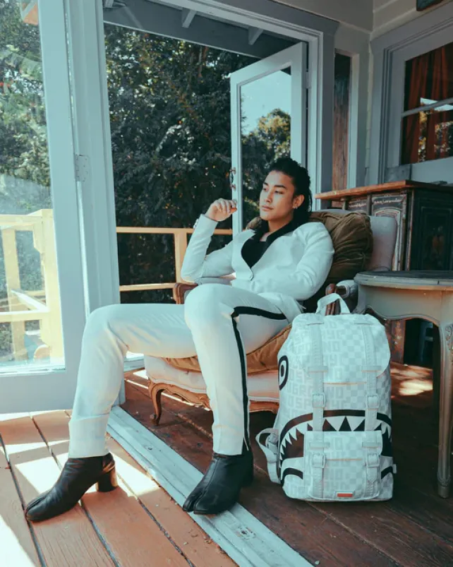 HILLS|BACKPACKS>SPRAYGROUND SPLIT THE CHECK (PEARL) HILLS
