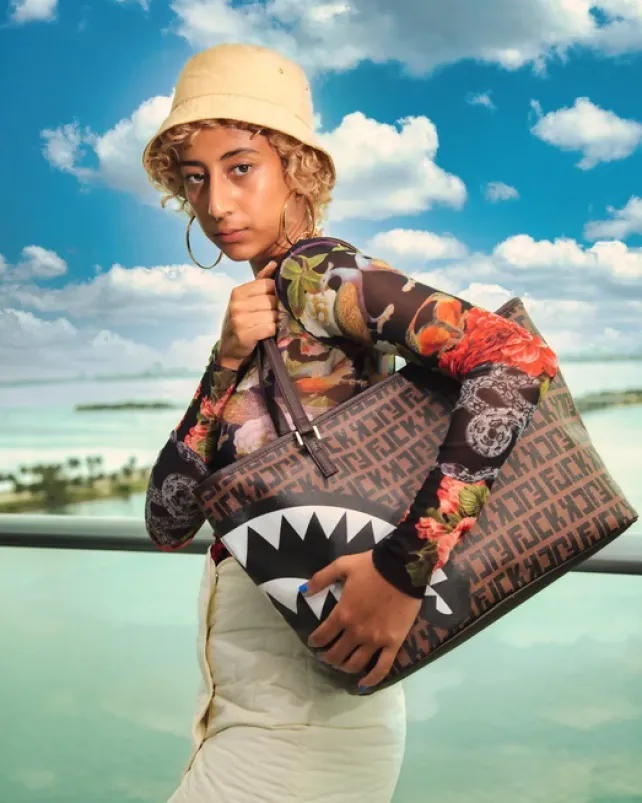 TOTES>SPRAYGROUND SPLIT THE CHECK TOTE
