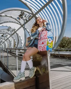 BACKPACKS>SPRAYGROUND SPONGEBOB ALL MIXED UP BACKPACK