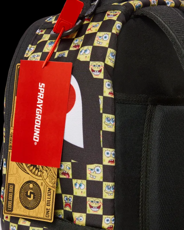 BACKPACKS>SPRAYGROUND SPONGEBOB CHECKERED BACKPACK (DLXR)